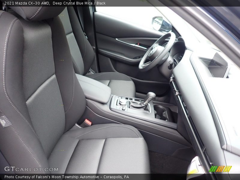 Deep Crystal Blue Mica / Black 2021 Mazda CX-30 AWD
