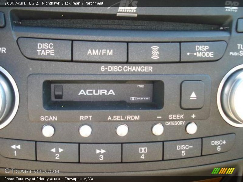 Nighthawk Black Pearl / Parchment 2006 Acura TL 3.2