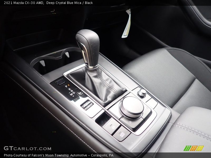 Deep Crystal Blue Mica / Black 2021 Mazda CX-30 AWD