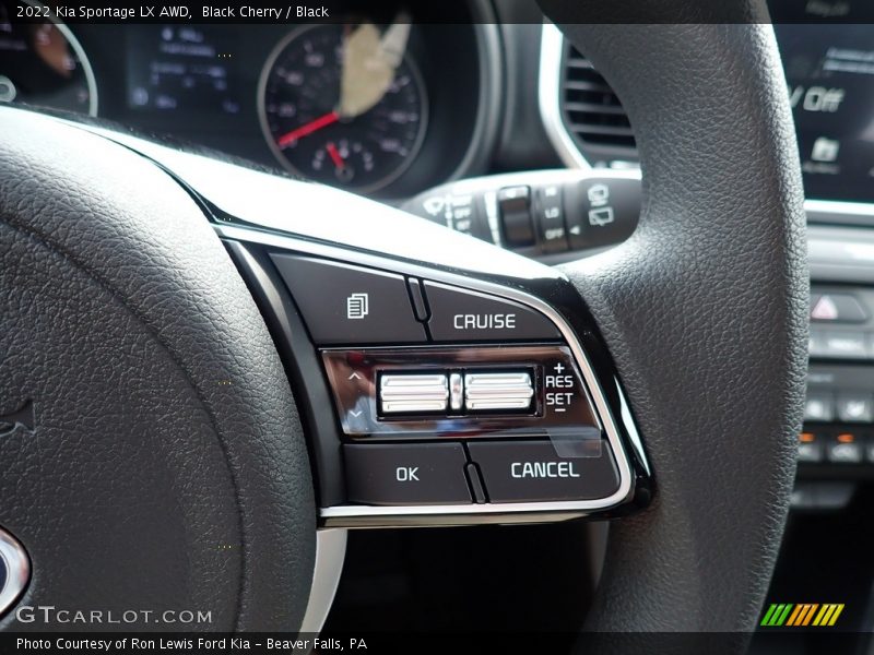 Black Cherry / Black 2022 Kia Sportage LX AWD