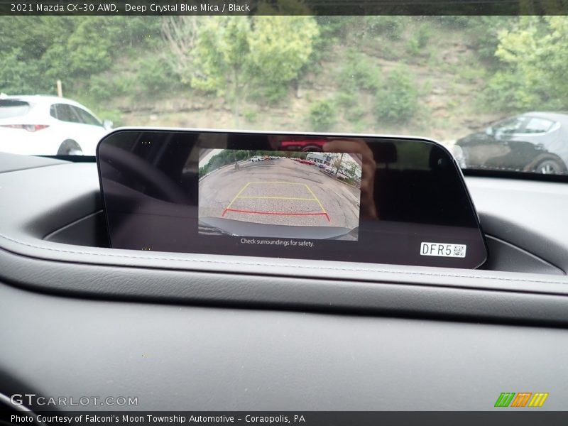 Deep Crystal Blue Mica / Black 2021 Mazda CX-30 AWD