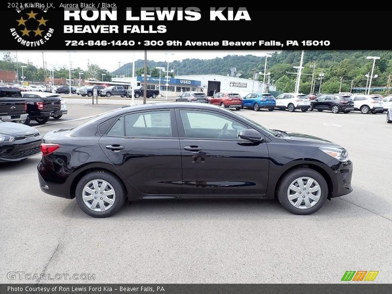 Aurora Black / Black 2021 Kia Rio LX