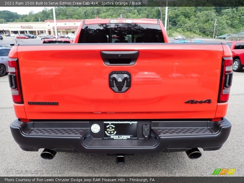Spitfire Orange / Black 2021 Ram 1500 Built to Serve Edition Crew Cab 4x4