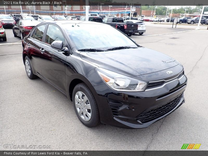 Aurora Black / Black 2021 Kia Rio LX