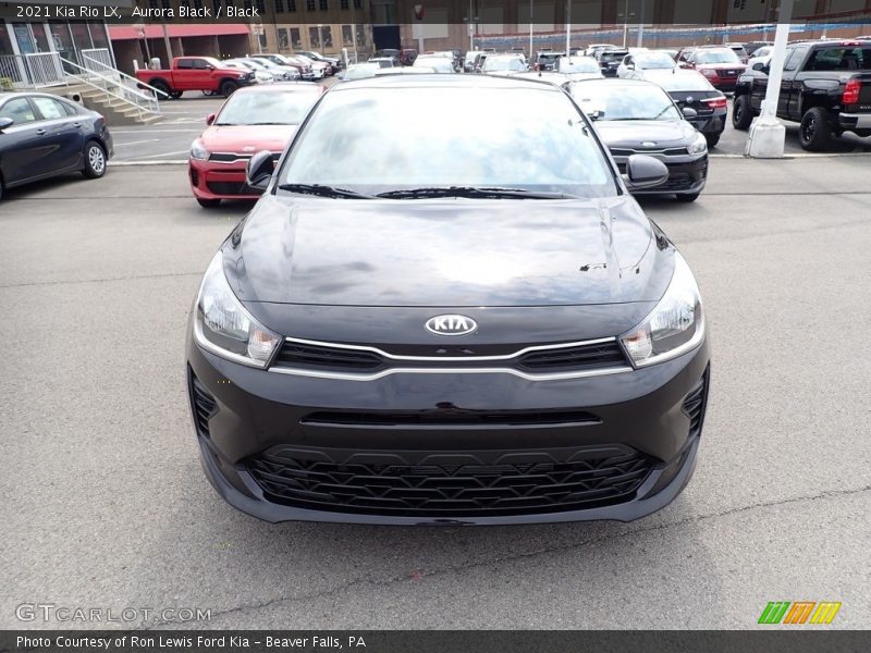 Aurora Black / Black 2021 Kia Rio LX