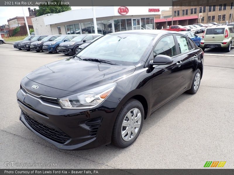 Aurora Black / Black 2021 Kia Rio LX