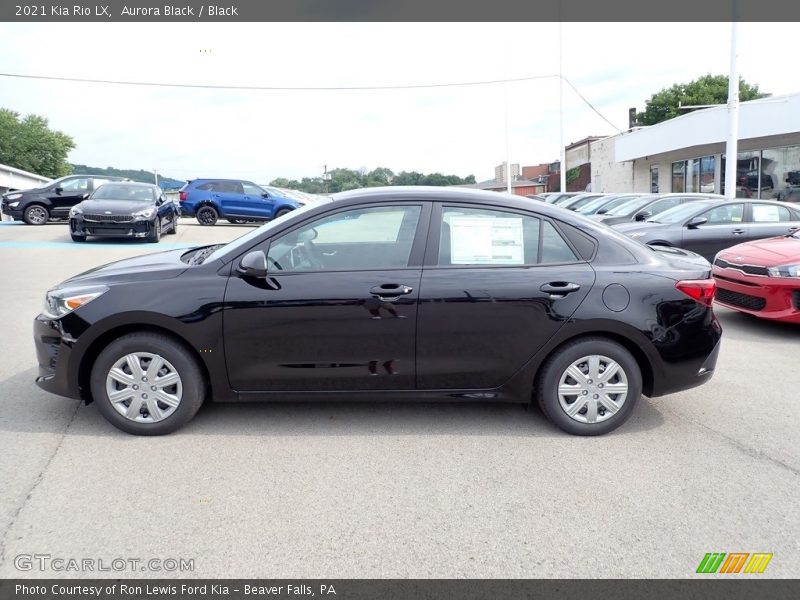 Aurora Black / Black 2021 Kia Rio LX