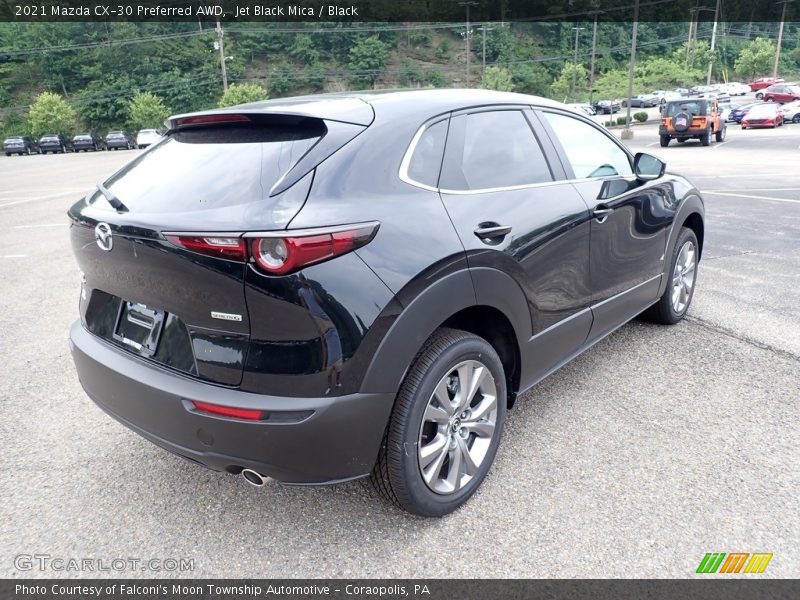 Jet Black Mica / Black 2021 Mazda CX-30 Preferred AWD