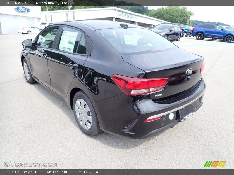 Aurora Black / Black 2021 Kia Rio LX
