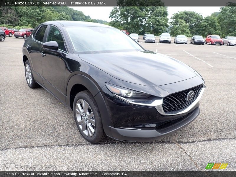 Jet Black Mica / Black 2021 Mazda CX-30 Preferred AWD