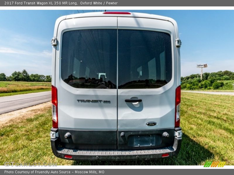 Oxford White / Pewter 2017 Ford Transit Wagon XL 350 MR Long