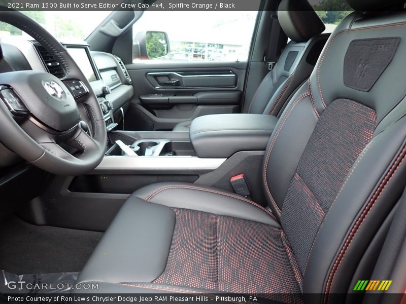 Spitfire Orange / Black 2021 Ram 1500 Built to Serve Edition Crew Cab 4x4
