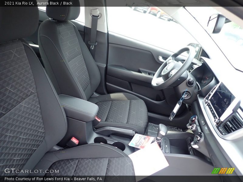 Aurora Black / Black 2021 Kia Rio LX