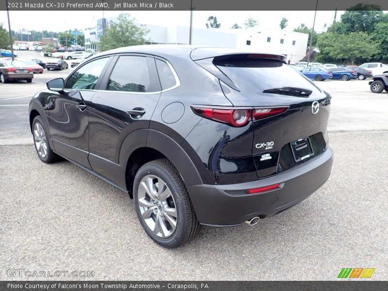 Jet Black Mica / Black 2021 Mazda CX-30 Preferred AWD