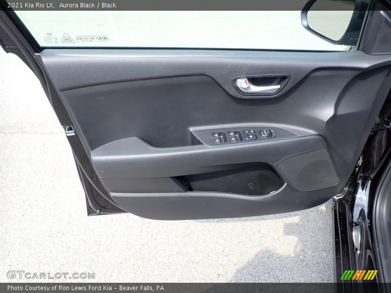 Aurora Black / Black 2021 Kia Rio LX