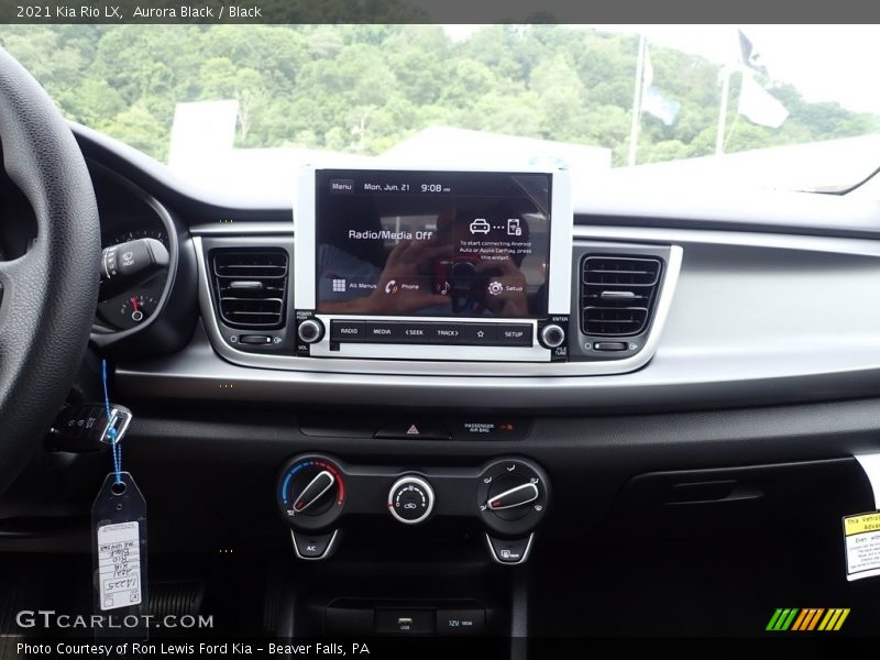 Aurora Black / Black 2021 Kia Rio LX