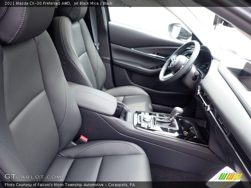 Jet Black Mica / Black 2021 Mazda CX-30 Preferred AWD