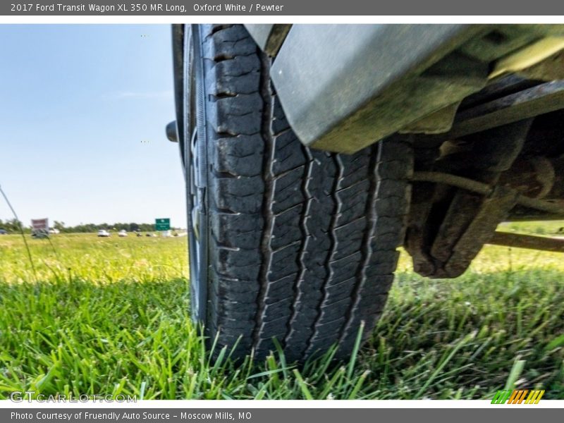 Oxford White / Pewter 2017 Ford Transit Wagon XL 350 MR Long