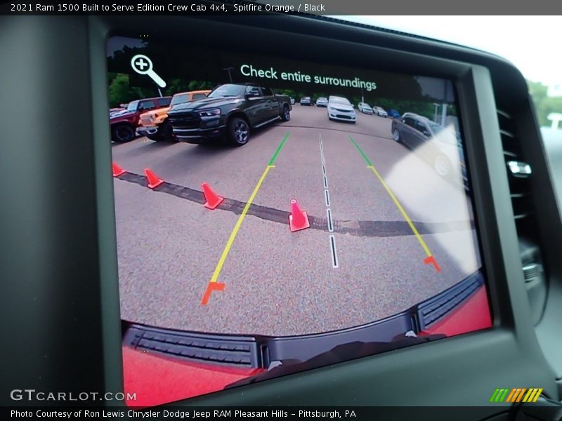 Spitfire Orange / Black 2021 Ram 1500 Built to Serve Edition Crew Cab 4x4