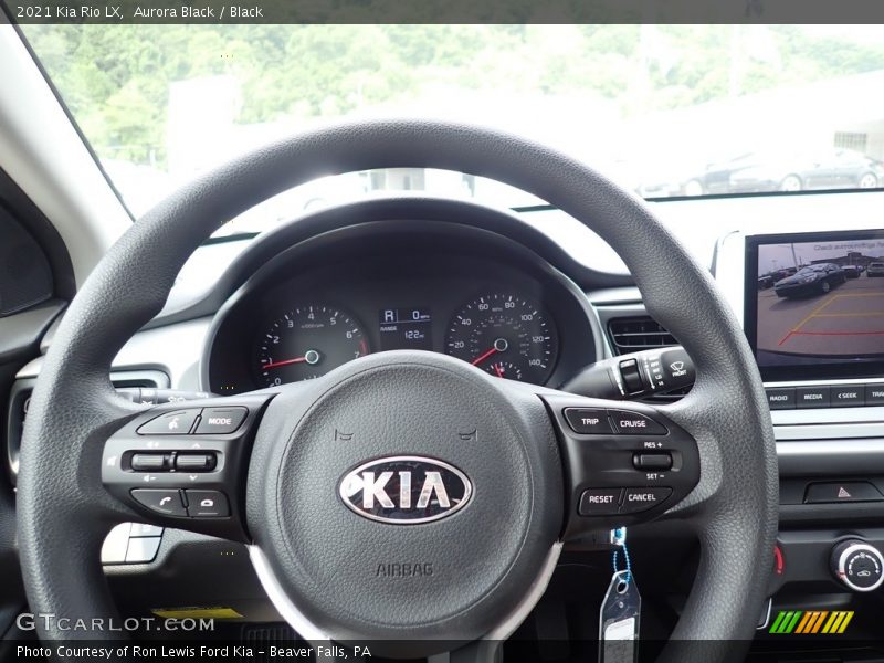 Aurora Black / Black 2021 Kia Rio LX