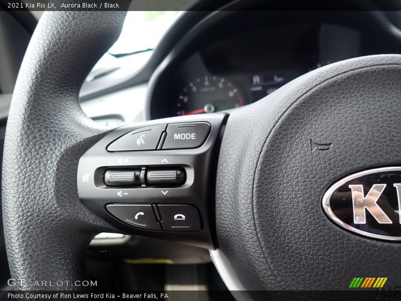 Aurora Black / Black 2021 Kia Rio LX
