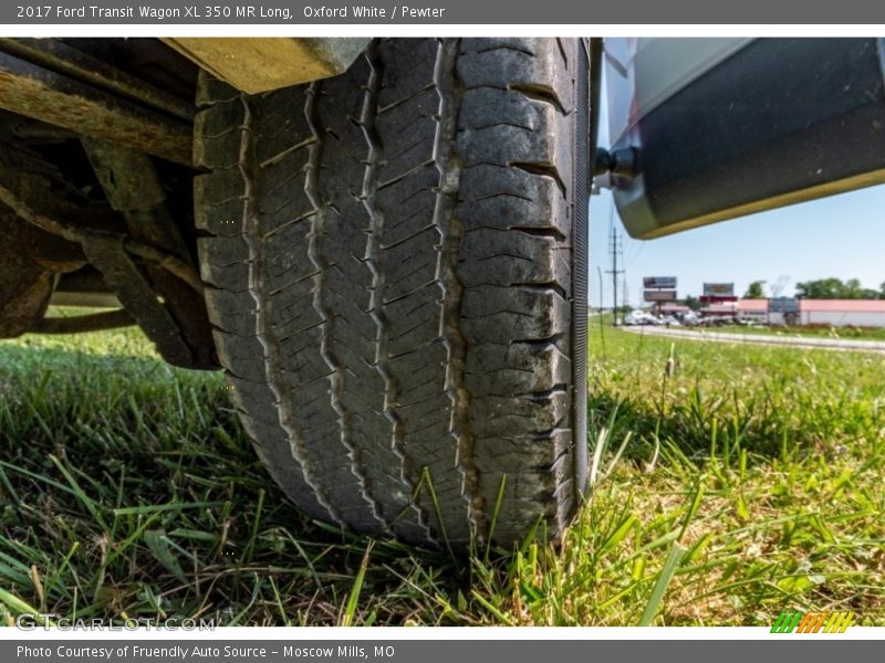 Oxford White / Pewter 2017 Ford Transit Wagon XL 350 MR Long