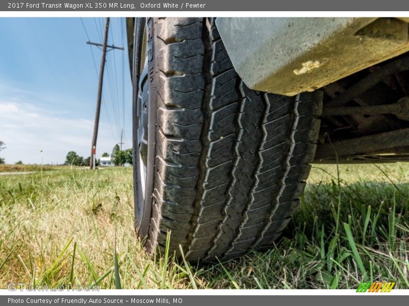 Oxford White / Pewter 2017 Ford Transit Wagon XL 350 MR Long