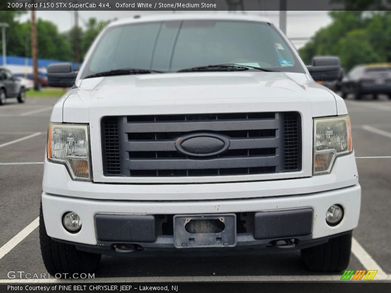 Oxford White / Stone/Medium Stone 2009 Ford F150 STX SuperCab 4x4