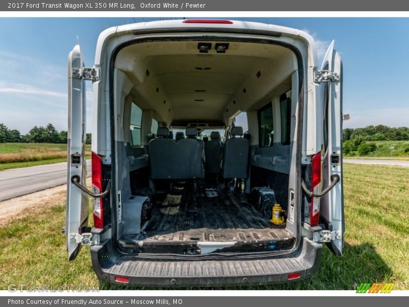Oxford White / Pewter 2017 Ford Transit Wagon XL 350 MR Long