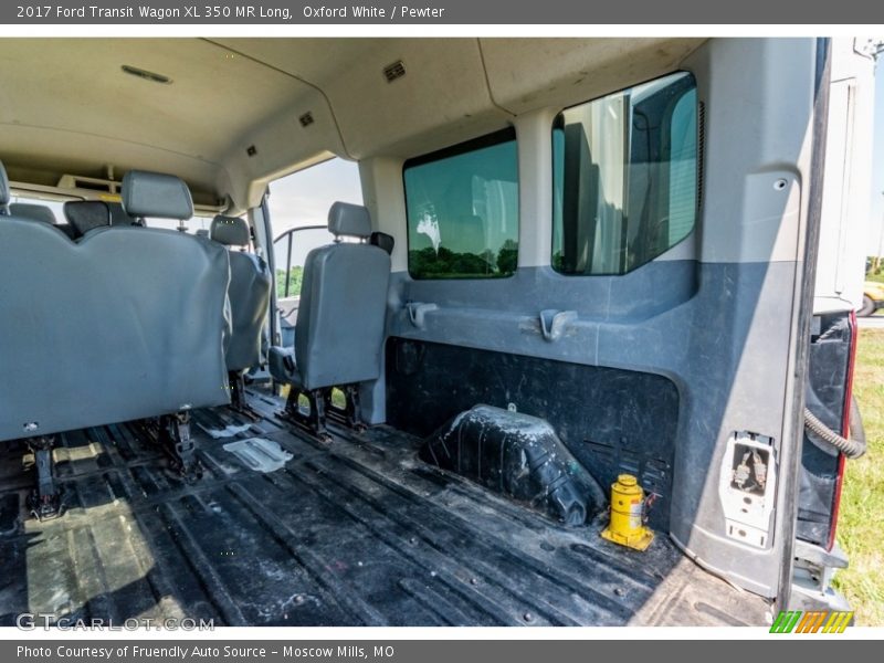 Oxford White / Pewter 2017 Ford Transit Wagon XL 350 MR Long