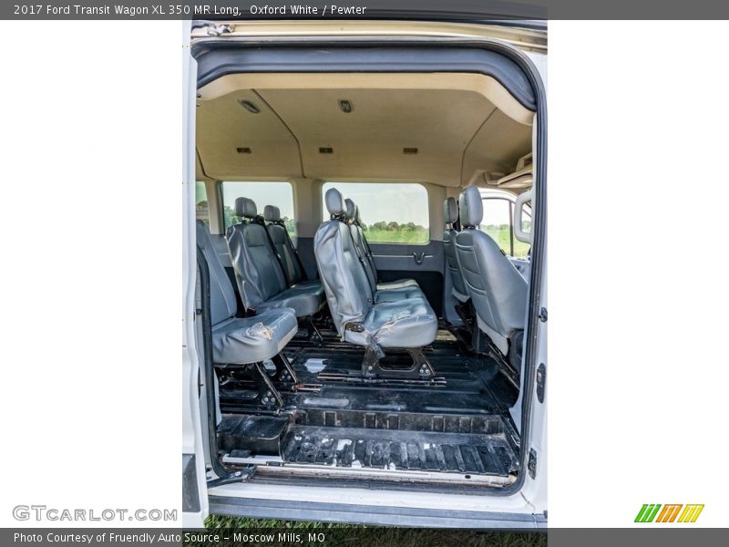 Oxford White / Pewter 2017 Ford Transit Wagon XL 350 MR Long