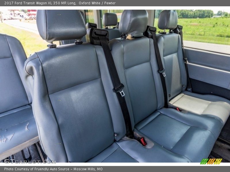 Oxford White / Pewter 2017 Ford Transit Wagon XL 350 MR Long