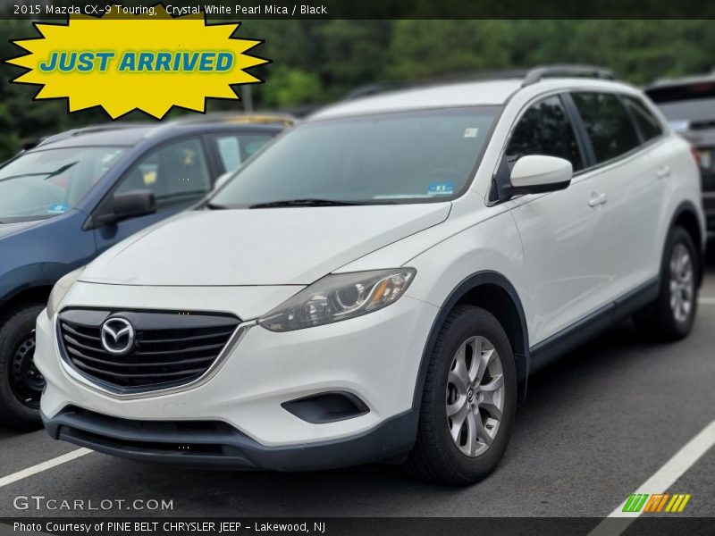 Crystal White Pearl Mica / Black 2015 Mazda CX-9 Touring