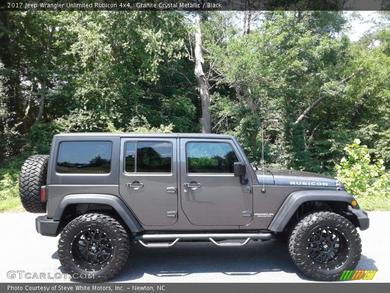 Granite Crystal Metallic / Black 2017 Jeep Wrangler Unlimited Rubicon 4x4