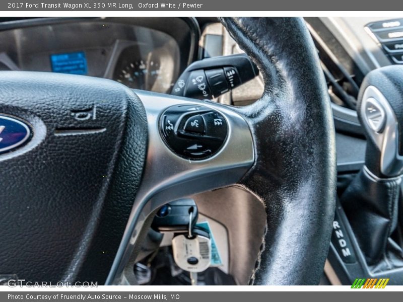 Oxford White / Pewter 2017 Ford Transit Wagon XL 350 MR Long