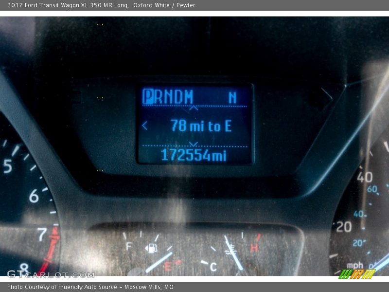 Oxford White / Pewter 2017 Ford Transit Wagon XL 350 MR Long