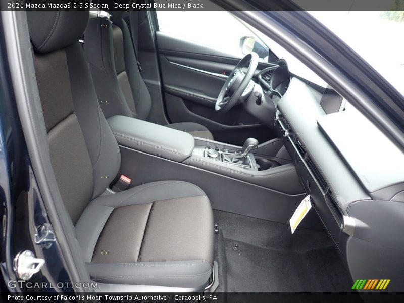 Deep Crystal Blue Mica / Black 2021 Mazda Mazda3 2.5 S Sedan