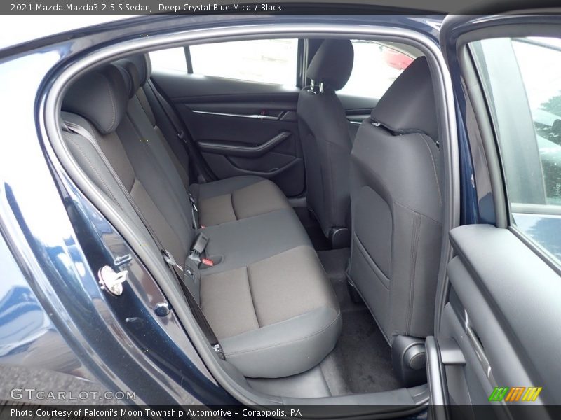 Deep Crystal Blue Mica / Black 2021 Mazda Mazda3 2.5 S Sedan