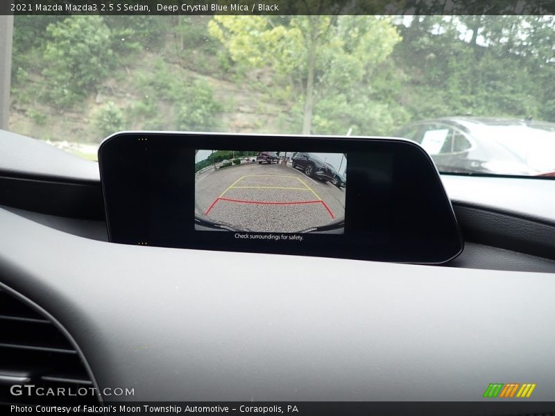 Deep Crystal Blue Mica / Black 2021 Mazda Mazda3 2.5 S Sedan