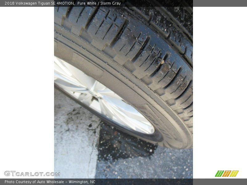 Pure White / Storm Gray 2018 Volkswagen Tiguan SE 4MOTION