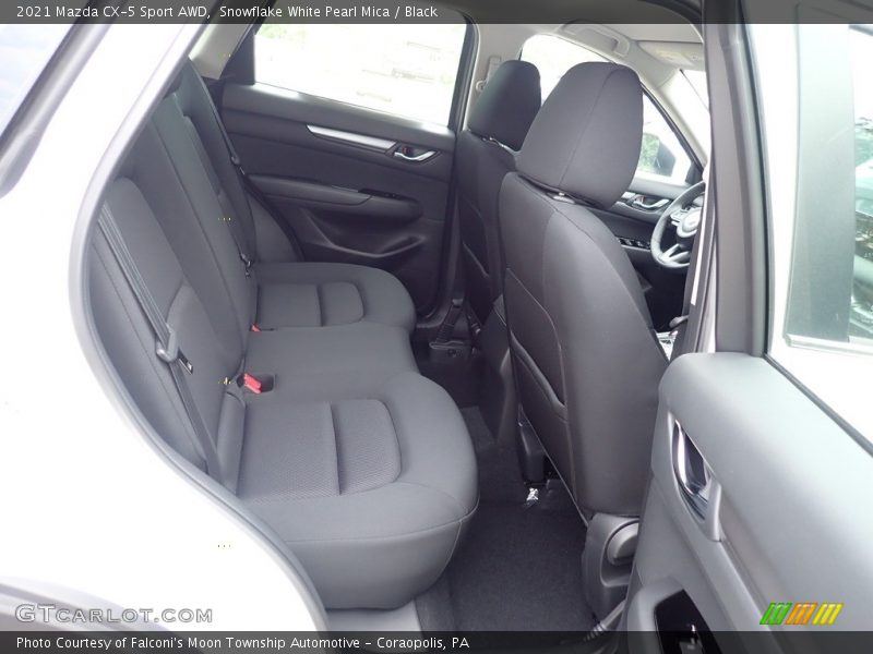 Snowflake White Pearl Mica / Black 2021 Mazda CX-5 Sport AWD
