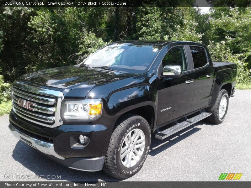Onyx Black / Cocoa/­Dune 2017 GMC Canyon SLT Crew Cab 4x4