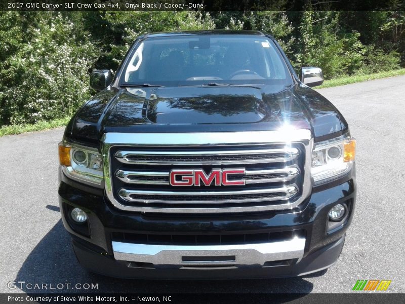 Onyx Black / Cocoa/­Dune 2017 GMC Canyon SLT Crew Cab 4x4