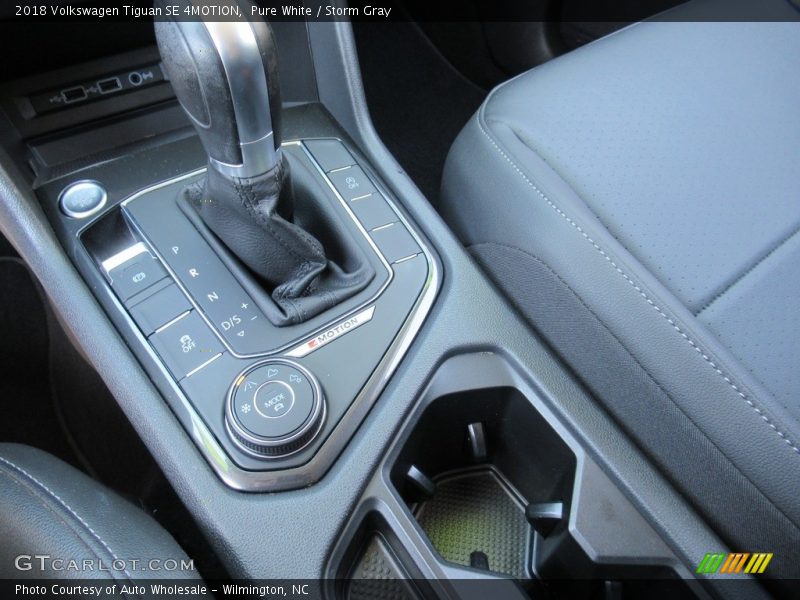 Pure White / Storm Gray 2018 Volkswagen Tiguan SE 4MOTION