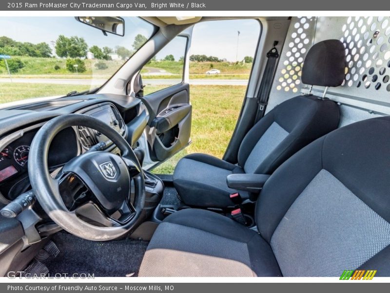 Bright White / Black 2015 Ram ProMaster City Tradesman Cargo Van