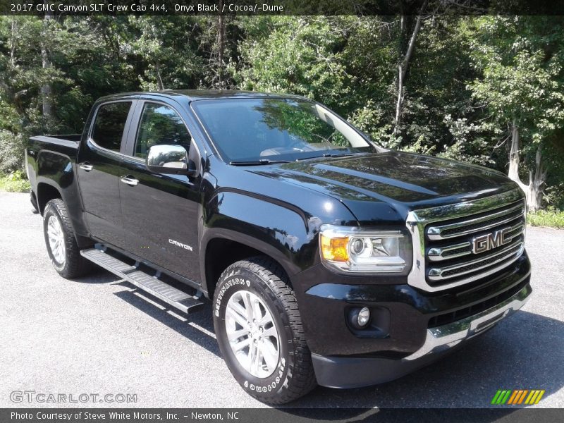 Onyx Black / Cocoa/­Dune 2017 GMC Canyon SLT Crew Cab 4x4