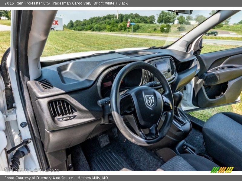 Bright White / Black 2015 Ram ProMaster City Tradesman Cargo Van