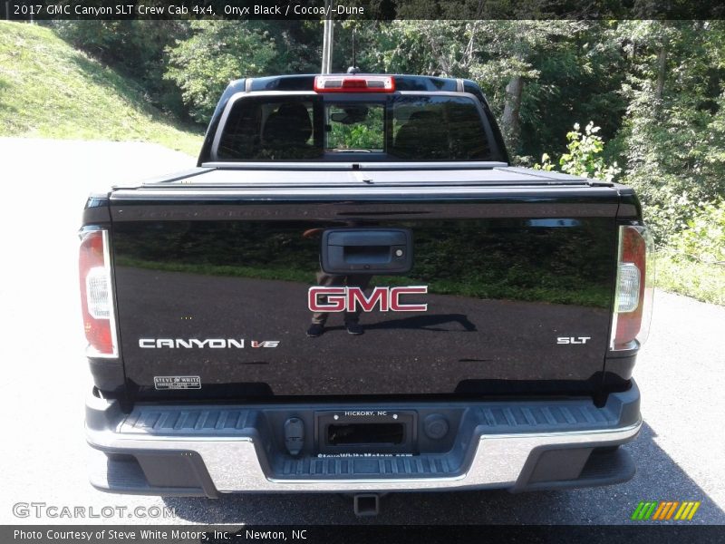 Onyx Black / Cocoa/­Dune 2017 GMC Canyon SLT Crew Cab 4x4