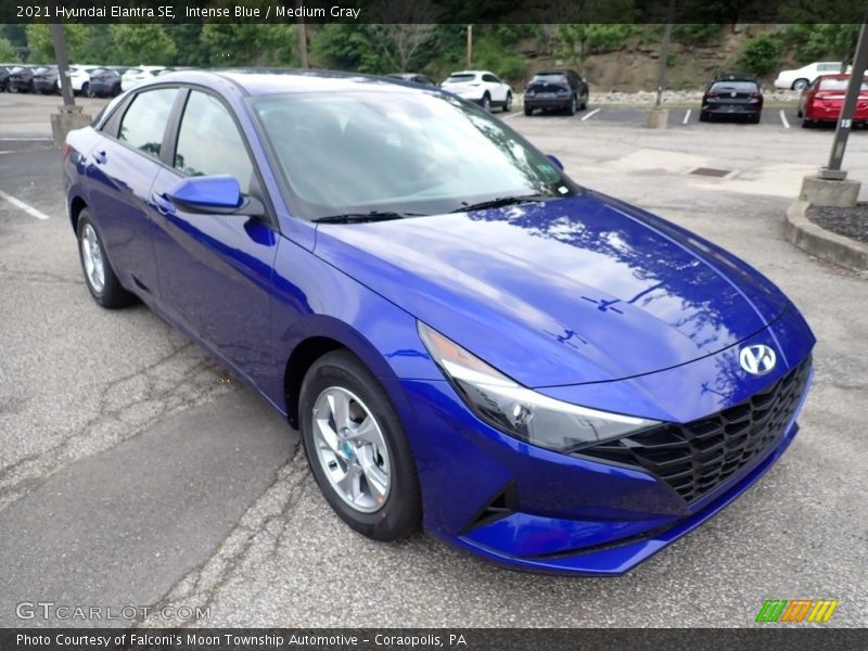 Intense Blue / Medium Gray 2021 Hyundai Elantra SE