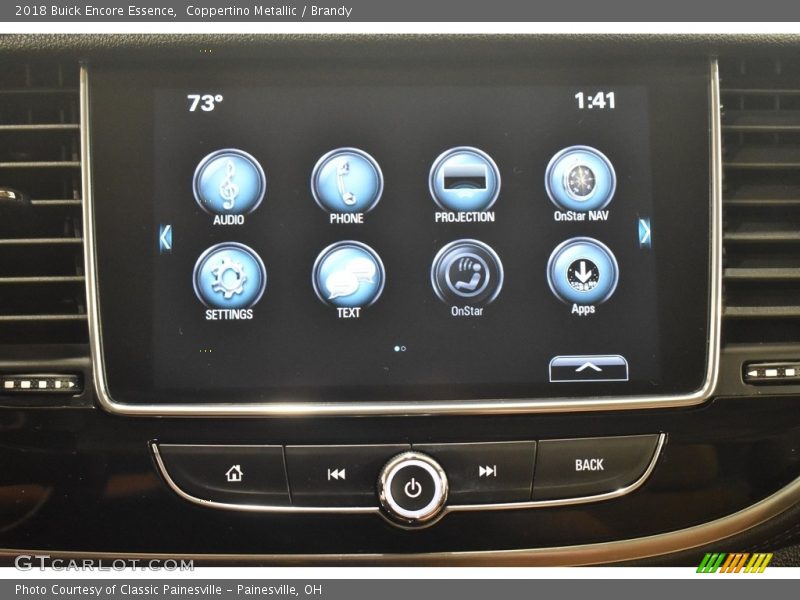 Controls of 2018 Encore Essence